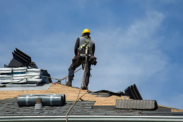 Professional Metal Roofing technician working in Highspire, PA